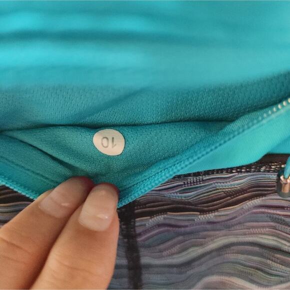 LULULEMON PACE RIVAL CROP SIZE 10 - Picture 7 of 8